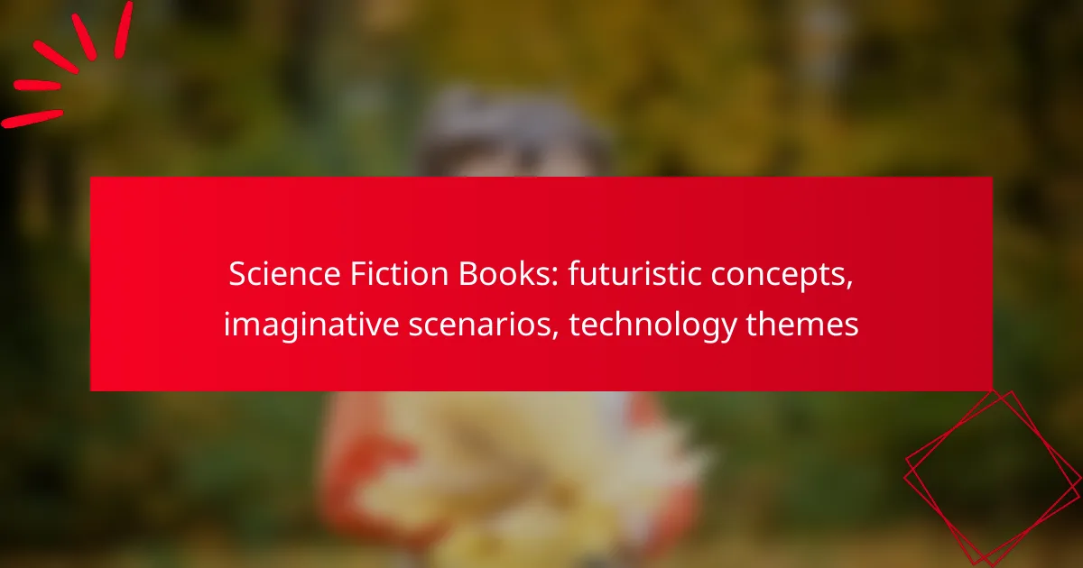Science Fiction Books: futuristic concepts, imaginative scenarios, technology themes